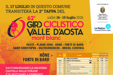 62° Giro ciclistico della Valle d’Aosta - Mont Blanc.